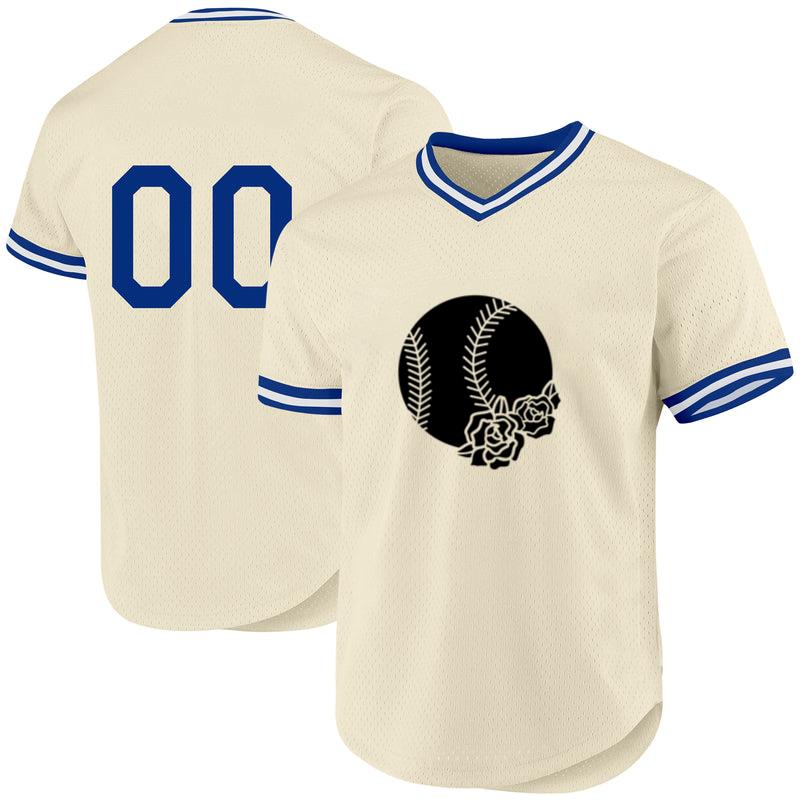 Baseball Ball With Roses Cut Out Baseball Jersey