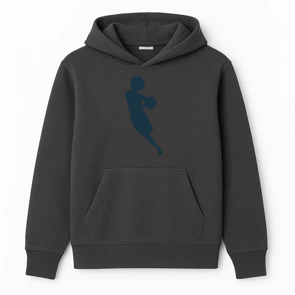Basketball Player Female Running Ball Player Shorts Accessory T Shirt Silhouette Hoodie
