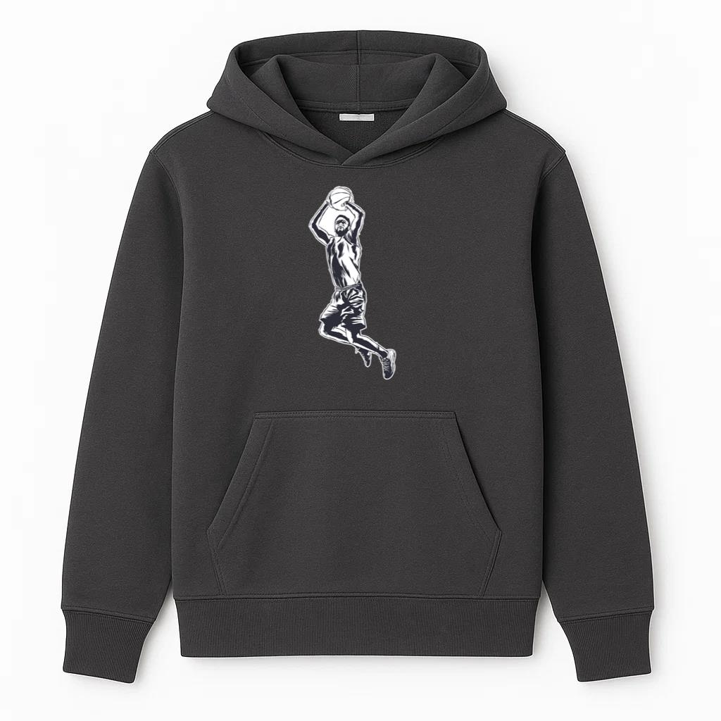 Basketball Player Player Ball Illustration Hoodie