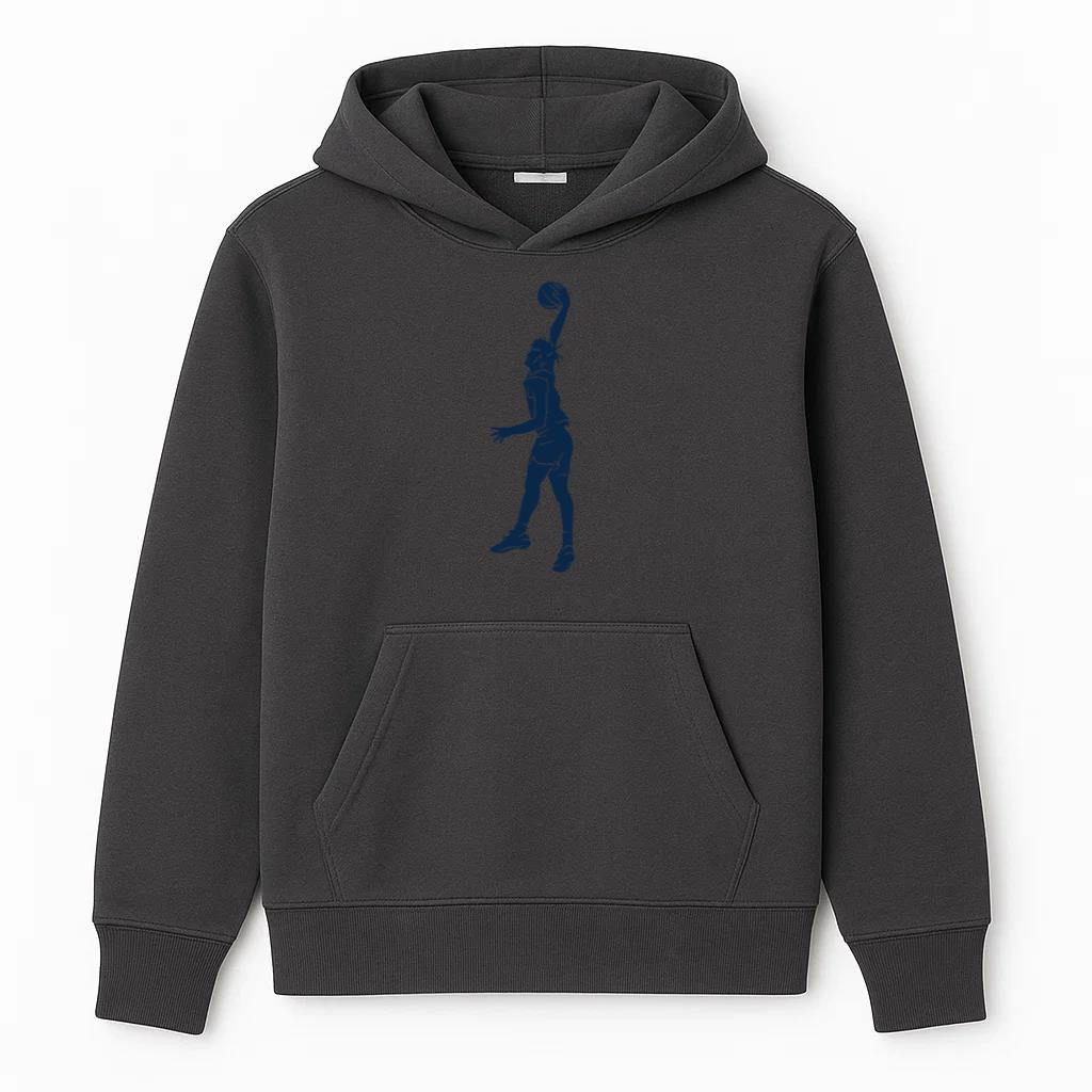 Basketball Player Slam Dunk Cut Out Hoodie