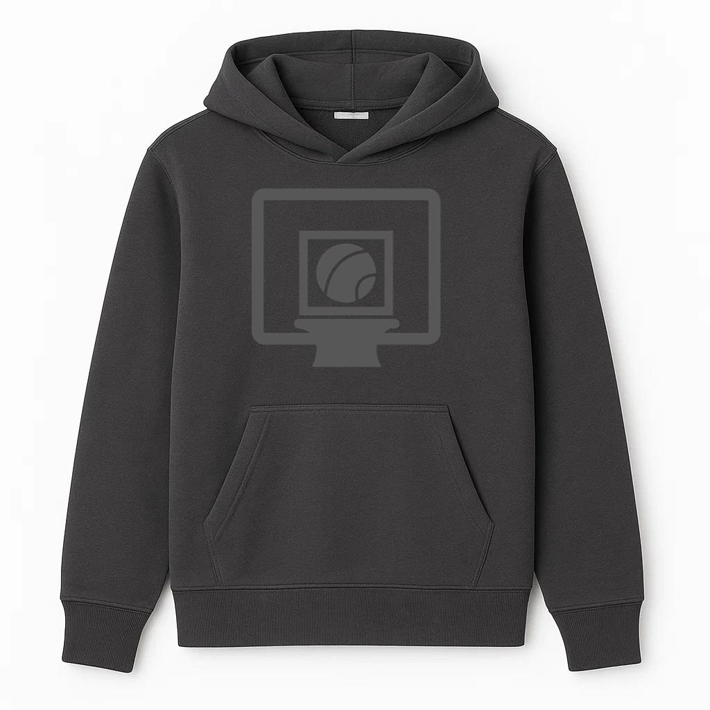 Basketball With Post Icon Hoodie