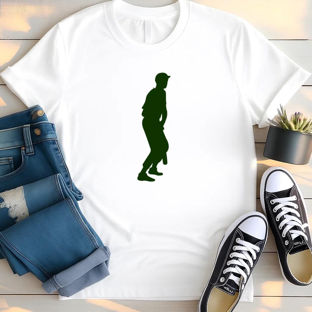 Batter Baseball Silhouette Vector T Shirt