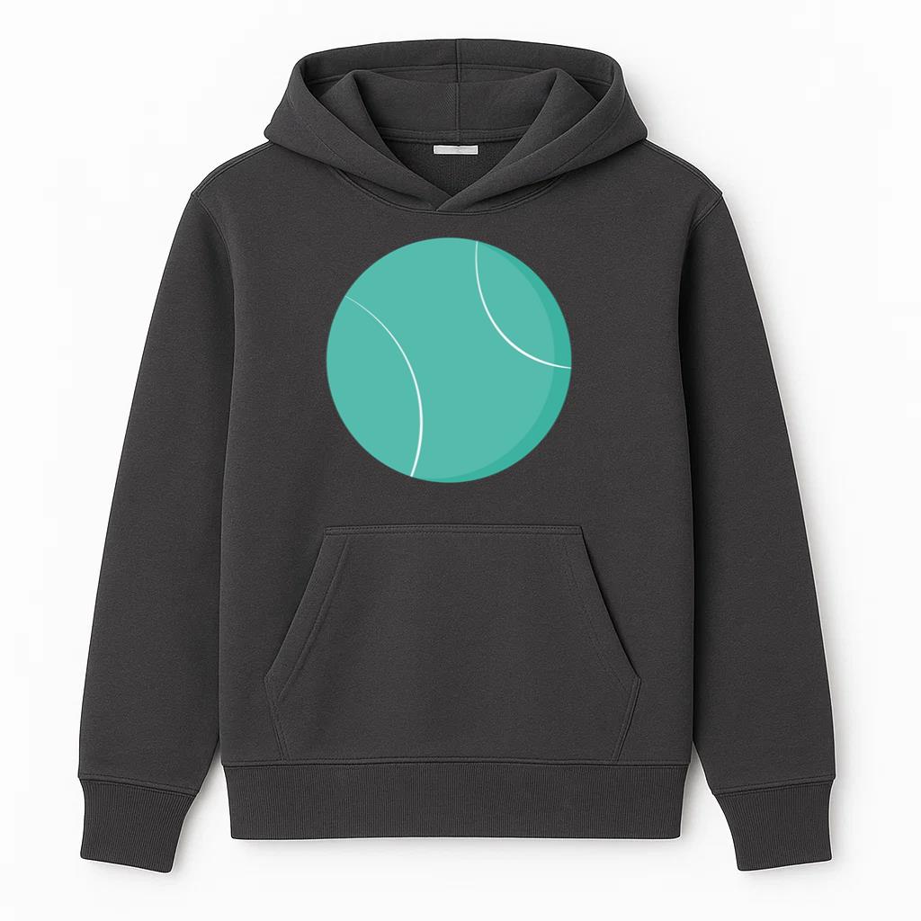 Big Basketball Flat Hoodie